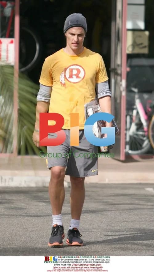 Matthew McConaughey leaves Malibu gym