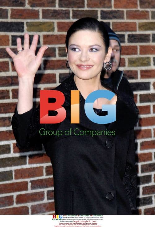 Catherine Zeta-Jones on "Late Show"