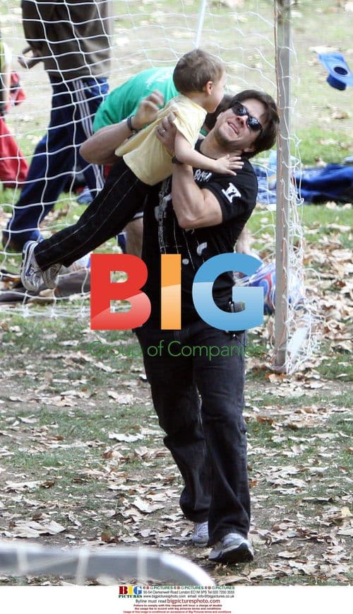 Mark Wahlberg with Son