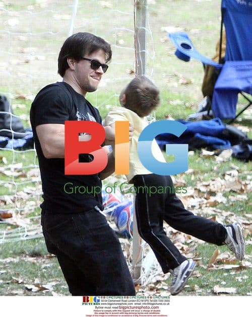 Mark Wahlberg with Son