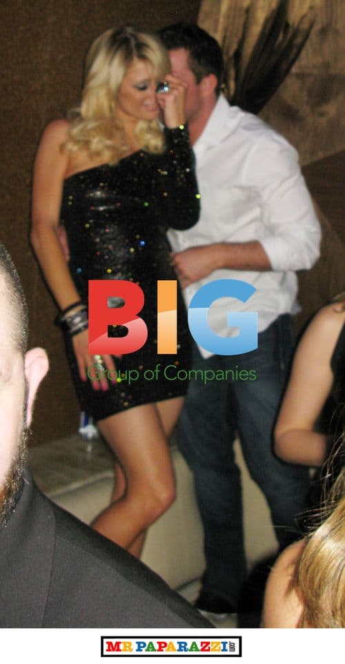 Paris Hilton and Doug Reinhardt at Vanity Lounge