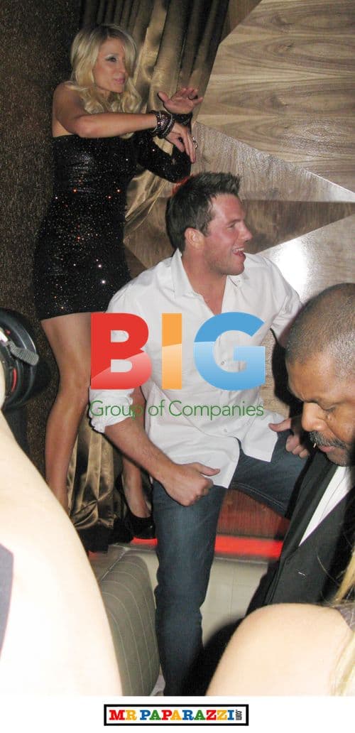 Paris Hilton and Doug Reinhardt at Vegas Party