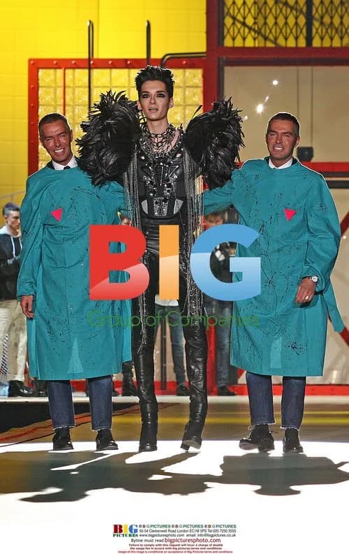 Bill Kaulitz on DSQUARED Catwalk