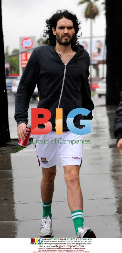 Russell Brand at Crunch Gym