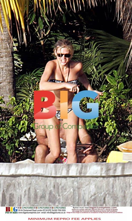 Chelsy Davy on Mauritius Beach