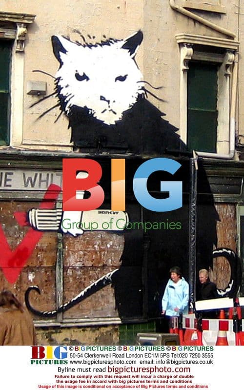 Banksy graffiti in Liverpool