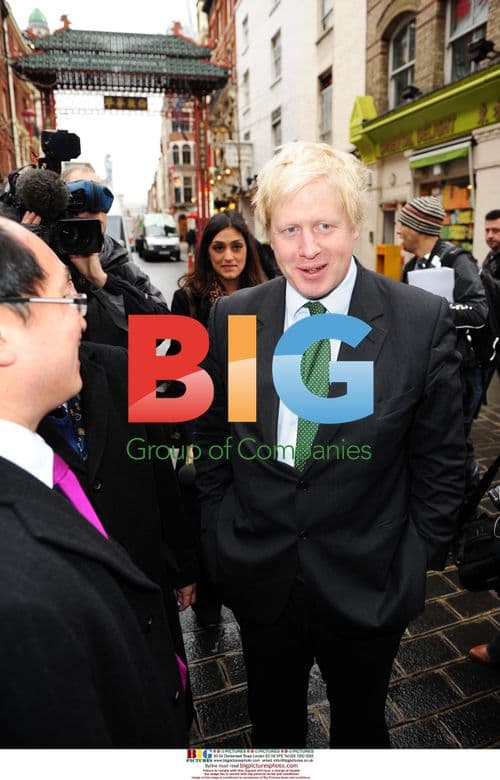 Boris Johnson in London Chinatown