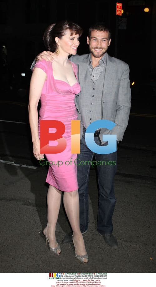 Lucy Lawless and Andy Whitfield at \"Extraordinary Measures\" Screening