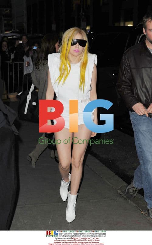 Lady Gaga Arrives for Radio City Concert