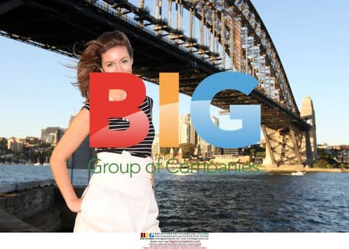 Emma Crosby outside Sydney Opera House