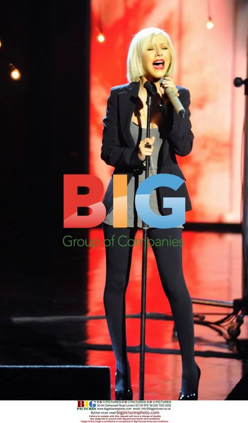 Christina Aguilera at Hope For Haiti Now telethon