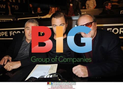 De Niro, DiCaprio and Nicholson at Hope For Haiti Telethon