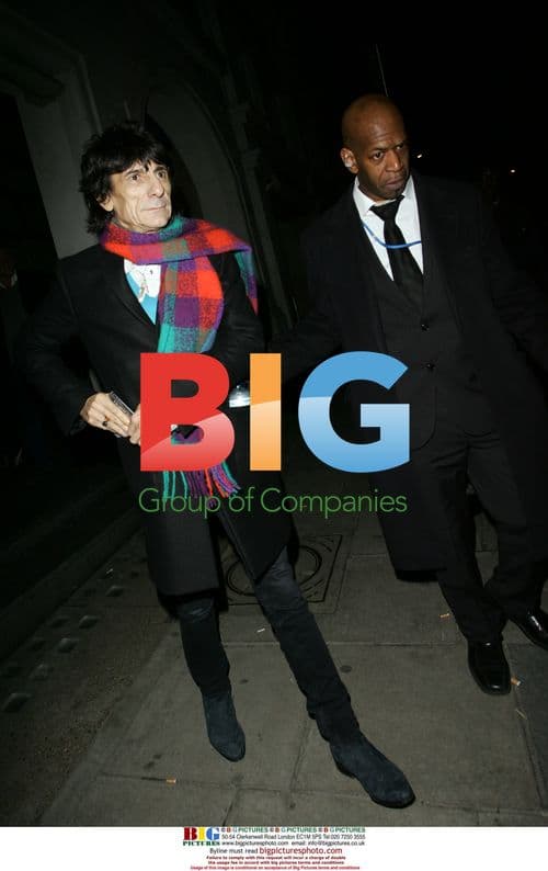 Ronnie Woods Arrives at 100 Club