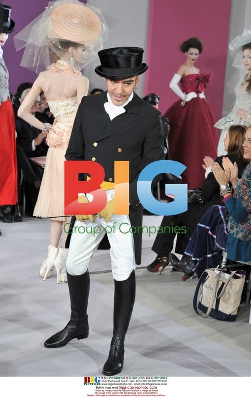 John Galliano at Dior Couture Show