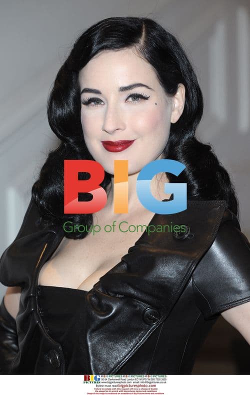 Dita Von Teese at Dior Couture Show