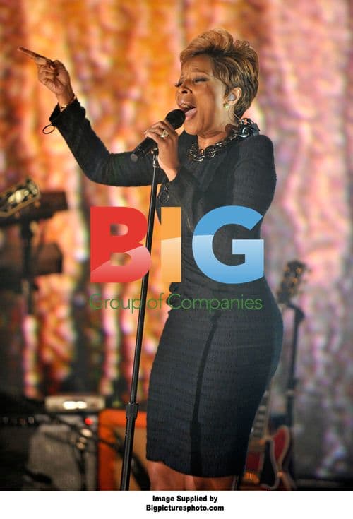 Mary J Blige Performs at Haiti Benefit