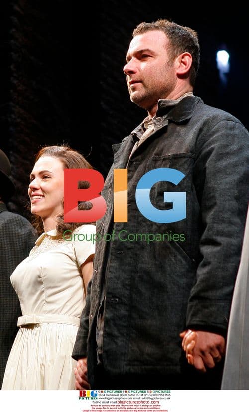 Scarlett Johansson and Cast in "A View From The Bridge"