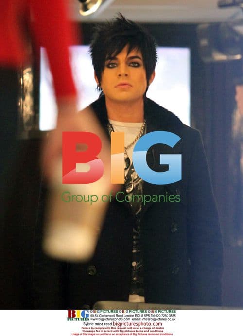 Adam Lambert Interviews at Parlour Hair Salon