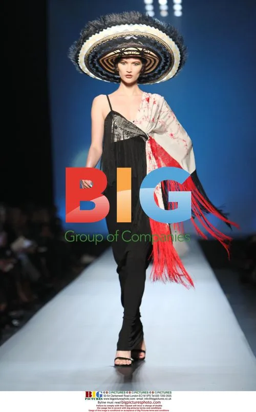 Arielle Dombasle at Jean Paul Gaultier Fashion Show