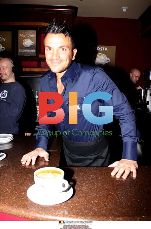 Peter Andre Launches 'Flat White' Coffee