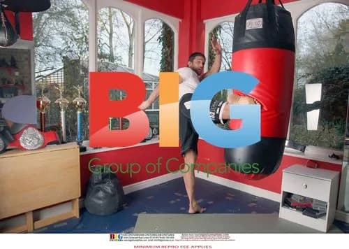 Alex Reid Training in Gym
