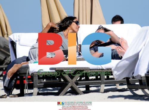 Barbara Becker and Arne Quinze on Miami Beach