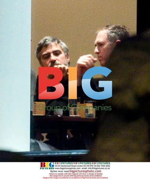 George Clooney at Japanese Restaurant in Sweden
