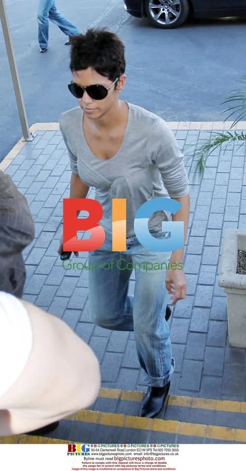 Halle Berry Arriving at Office in LA