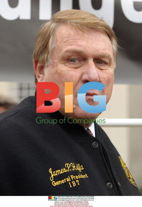 James Hoffa at Toyota protest in Washington