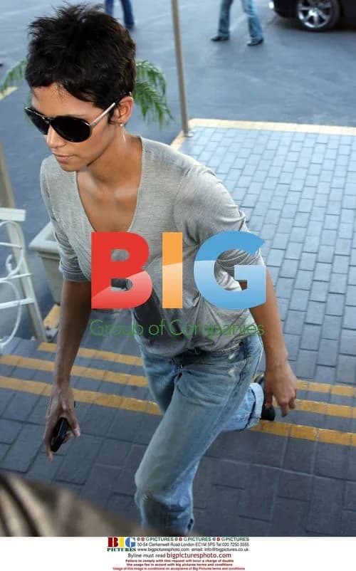 Halle Berry Enters Office in LA
