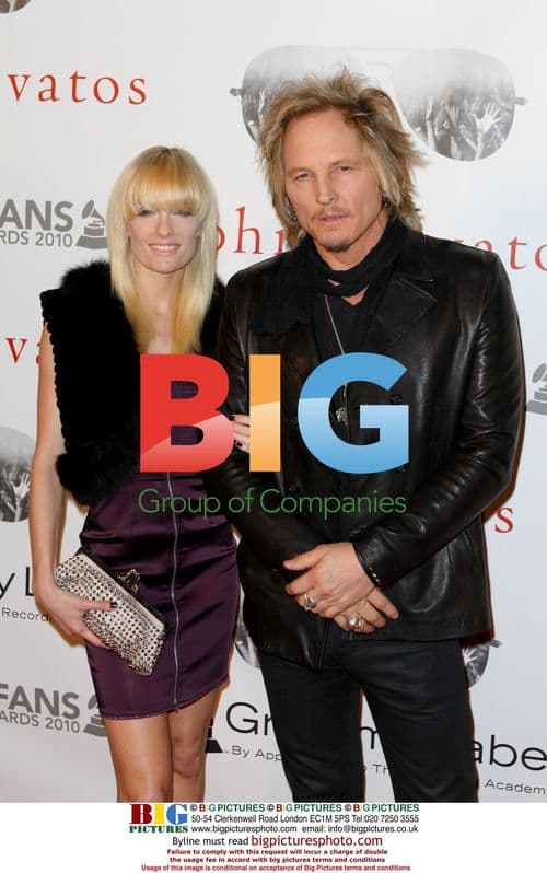 Matt Sorum and Ace Harper at John Varvatos Grammys Event