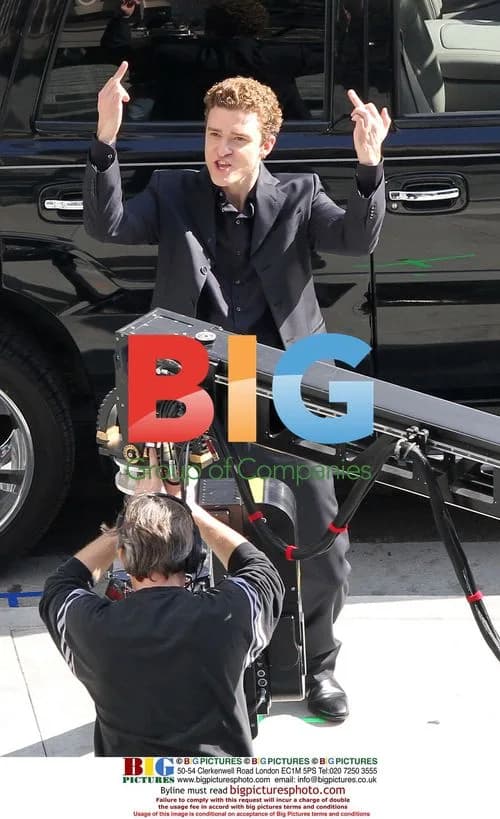 Justin Timberlake on Set of 'The Social Network'