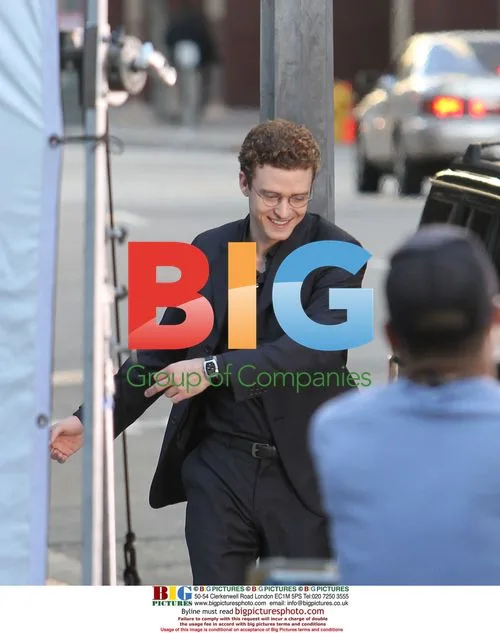 Justin Timberlake on Set of 'The Social Network'