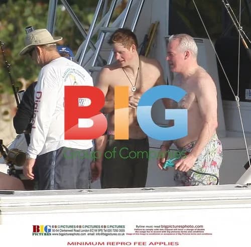 Prince Harry Fishing in Caribbean