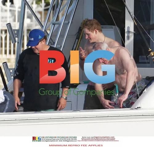 Prince Harry Fishing in Caribbean