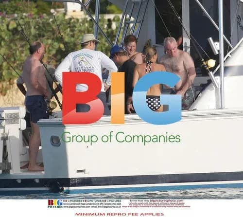 Prince Harry Fishing in Caribbean