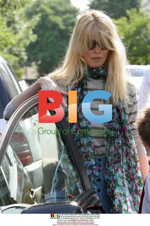 Claudia Schiffer on School Run