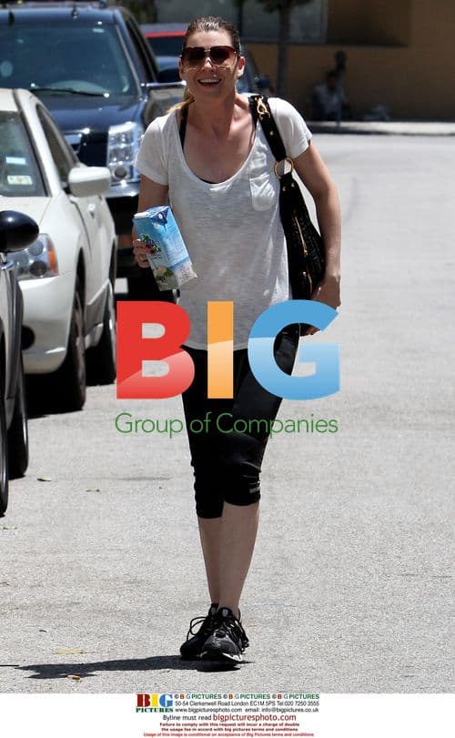 Ellen Pompeo Leaving Gym