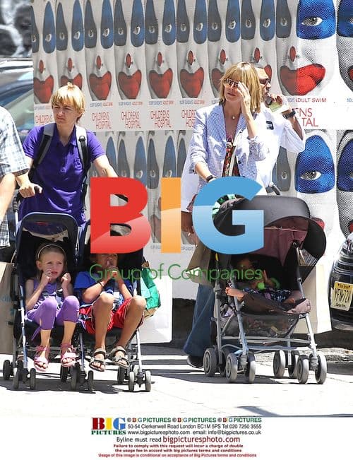 Heidi Klum with Children in New York
