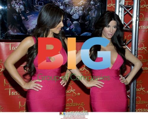 Kim Kardashian Unveils Wax Figure