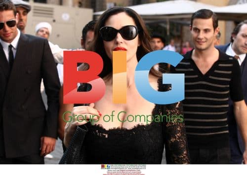 Monica Bellucci Filming Martini Commercial in Rome