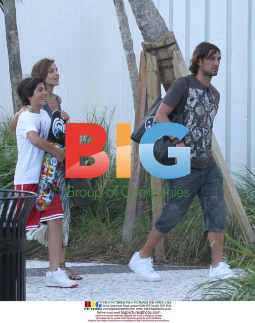 Paolo Maldini on holiday with family in Miami