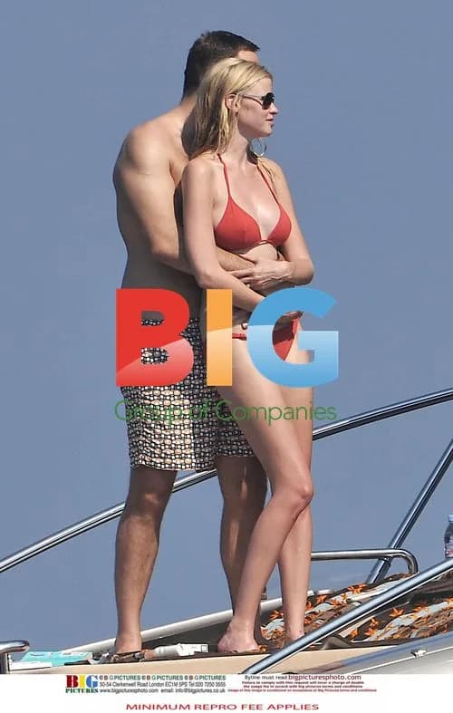 David Walliams and Lara Stone's romantic beach break in France