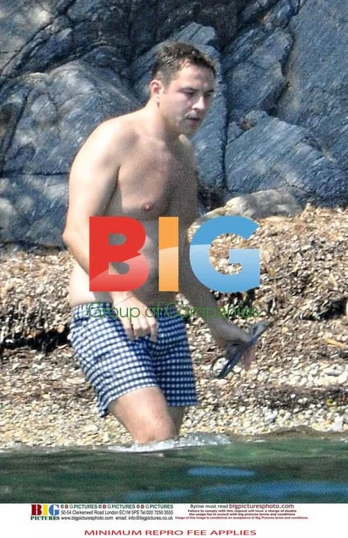 David Walliams and Lara Stone Vacation in France