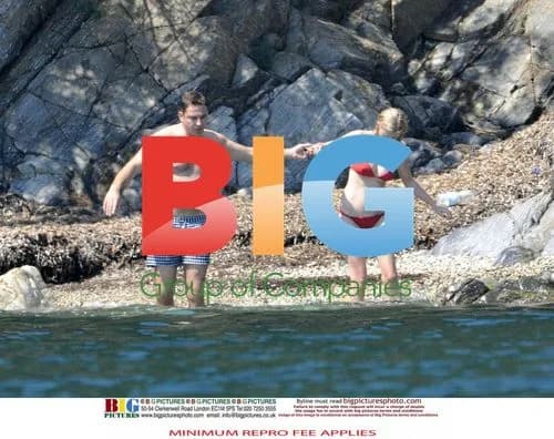David Walliams and Lara Stone vacationing in France