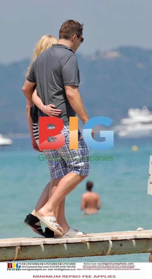 David Walliams and Lara Stone on Romantic Break in France