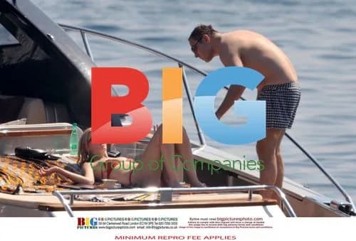 David Walliams and Lara Stone in France