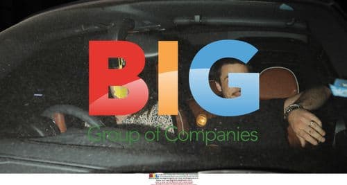 Gemma Arterton and Stefano Mioni Leaving Roka Restaurant