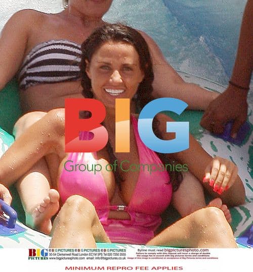 Katie Price and Alex Reid at Egypt Water Park