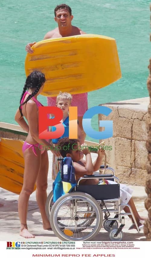 Katie Price & Alex Reid at Water Park in Egypt